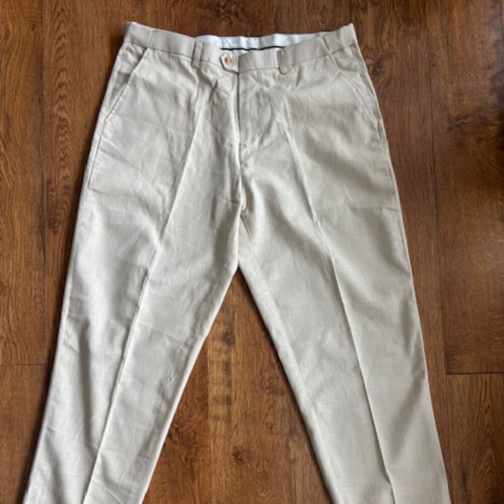 Linen Blend Pants - Men's - 36x34